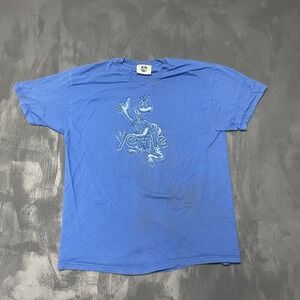 Vintage Yertle Universal shirt mens Large blue 1990s Cartoon Dr. Seuss